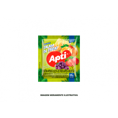 REFRESCO EM PO - APTI - 20g SALADA DE FRUTAS - DP15